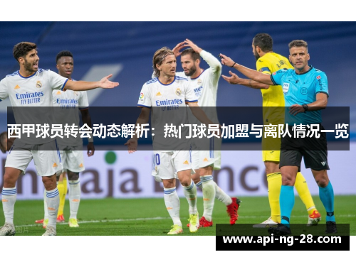 西甲球员转会动态解析:热门球员加盟与离队情况一览 西甲球员转会动态解析:热门球员加盟与离队情况一览
